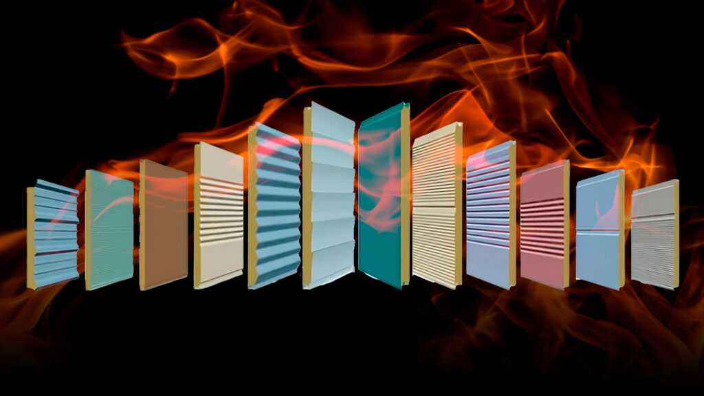 Sandviç Panellerin Yangına Tepki Testleri ve CE Belgelendirmesi